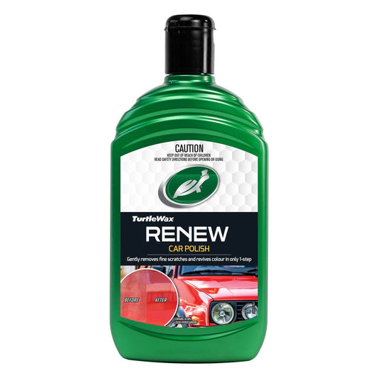 Turtle Wax Renew Liquid Polish 500ml - Removes Swirls & Scratches