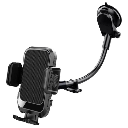 Antsig 2 in 1 Car Phone Mount - Adjustable Cradle - Suction & Vent Mount - 4" to 7"