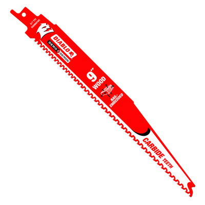 Diablo 9" Demo Demon Carbide Reciprocating Saw Blade - Red