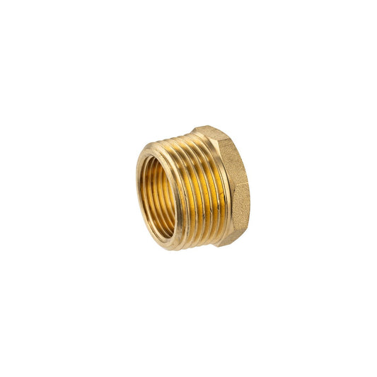 Brasshards 25 x 20mm Brass Threaded Hex Reducing Bush - Lead Free - Durable - Auzzistore