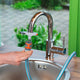 Gardena Indoor Tap Adaptor - M22 x 1 & M24 x 1 - Grey/Orange - Easy Attachment