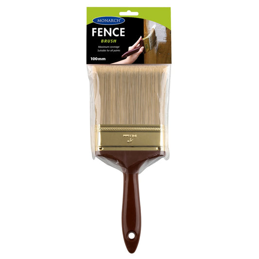 Monarch Fence Brush - 100mm Synthetic Filament - Easy Clean - Durable - Auzzistore