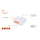 Tactix 6 Compartment Storage Box - Small - Polypropylene - Modular Design