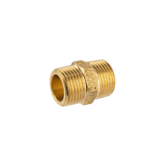 Brasshards 10mm Brass Threaded Hexagon Nipple - Lead-Free - Durable - Auzzistore