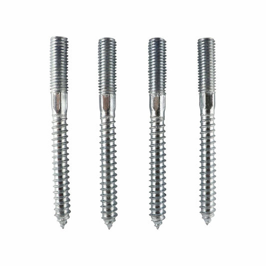 Everhang Hanger Bolt - 10mm x 100mm - Zinc Plated - 4 Pack - Auzzistore