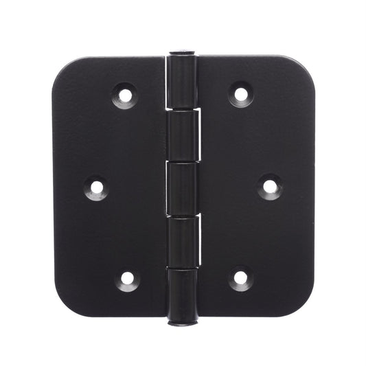 Zenith 100mm Matte Black Gate Radius Hinge 2 Pack - Medium-Duty Steel – view 2