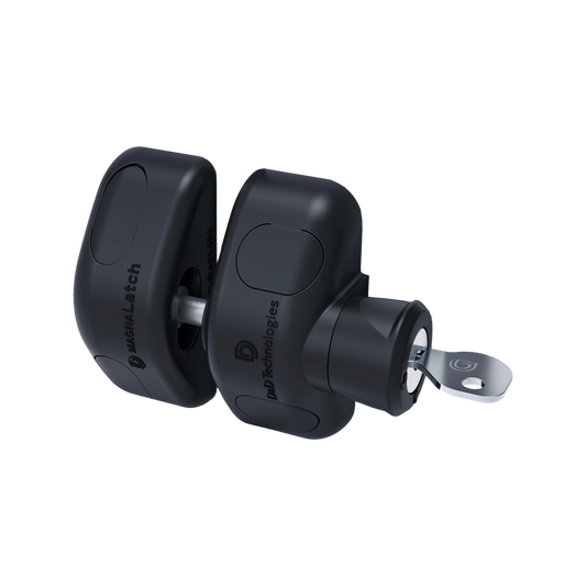 Magnalatch Pool Gate Latch - 100mm - Engineered Polymers - Lockable - Auzzistore