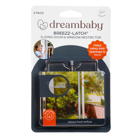 Dreambaby Child Safety Lock - Sliding Door Window - 2 Pack - Polycarbonate