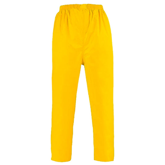 Gripwell Large Wet Weather Trousers - Elastic Waist - Extra Large - Yellow – view 2