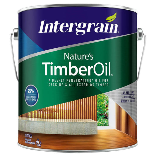 Intergrain Timber Oil - Natural Oil-Based Finish - UV & Weather Resistant - Auzzistore