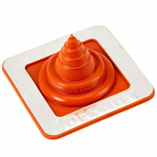DEKS Dektite 0-35mm Red Silicone Roof Flashing Aluminium Base Weatherproof - Auzzistore