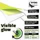Croc Grip Glow-in-the-Dark Anti-Slip Grit Strips 300mm x 18mm 9 Pack