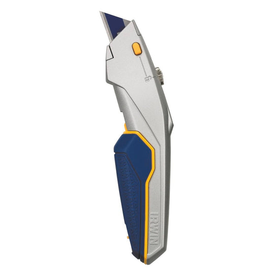Irwin Pro Touch Retractable Knife - 3 Blades - Aluminium - Lightweight - Auzzistore