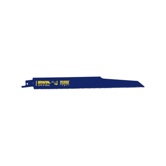 Irwin Bi Metal Reciprocating Saw Blade 5 Pack 9" 10tpi Black – view 2