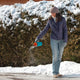 Gardena Handheld Seed and Fertiliser Spreader Small - 100 m² Coverage - Turquoise/Black/Orange - Ergonomic Design