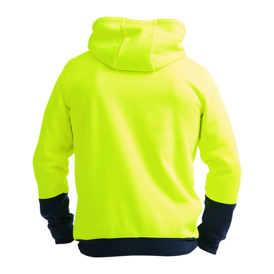 Tradie Yellow Hi Vis Hoodie Medium - High Visibility - Comfortable Fit – view 2