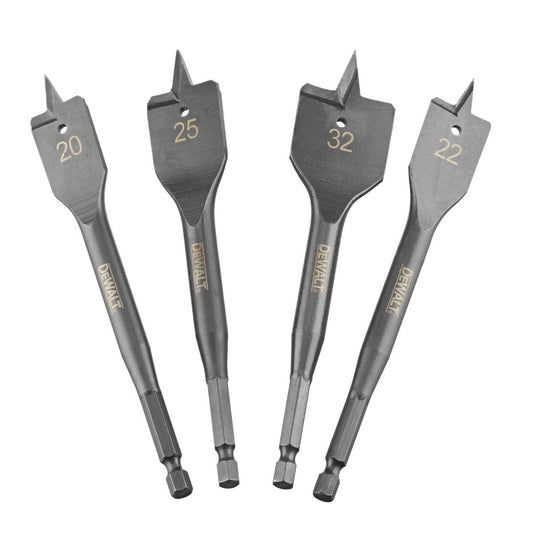 Dewalt Extreme Flatwood Drill Bit Set - 4 Piece - 20mm to 32mm - Auzzistore