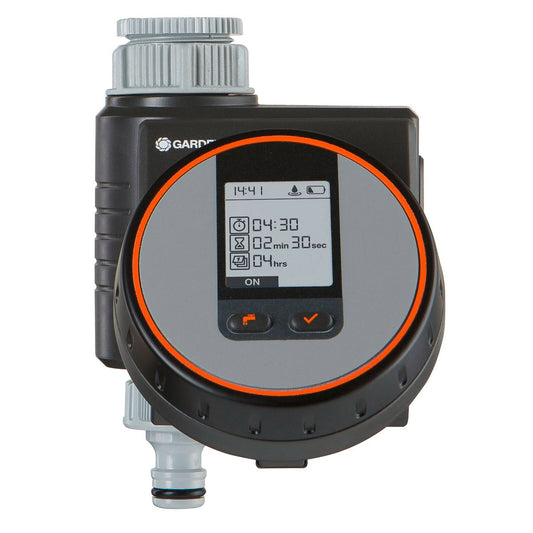 Gardena Flex Water Computer - Automated Irrigation Controller - 123mm x 140mm x 102mm - Grey – view 2 - Auzzistore