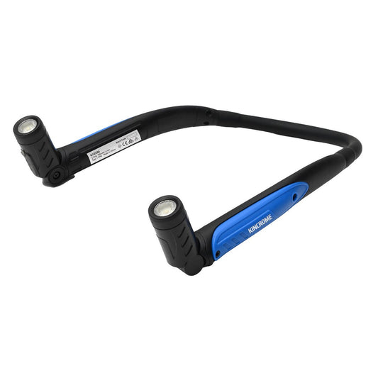 Kincrome Neck Light - Rechargeable - IP54 Rated - 110° Pivoting Head - 230mm x 130mm x 45mm