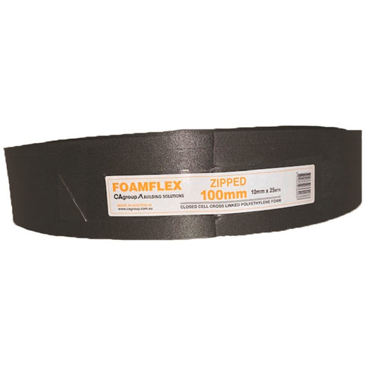 Cagroup Foam Expansion Joint - 100mm x 25m - Polyolefin - Non Toxic - Auzzistore