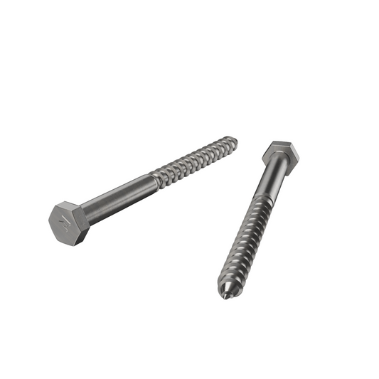 Zenith Hex Head Coach Screws M10 x 130mm Stainless Steel 304 Grade Durable - Auzzistore