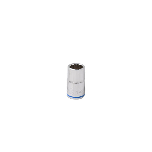 Kincrome Socket 14mm 1/2" Drive - Chrome Vanadium Steel - Mirror Polish - Auzzistore
