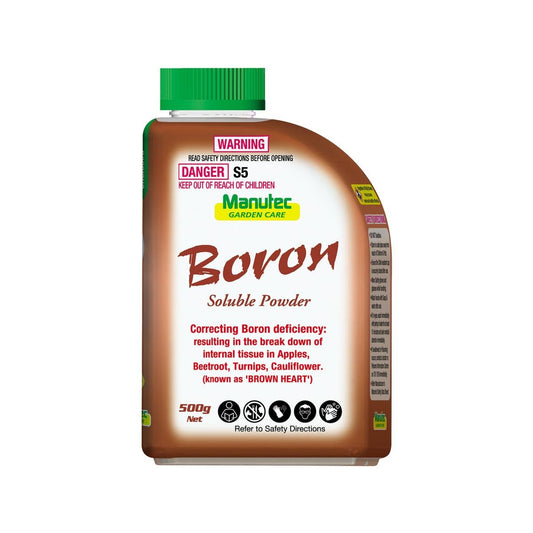 Manutec 500g Soluble Boron - Boron Supplement - Crystalline - Safe for Vegetables - Auzzistore