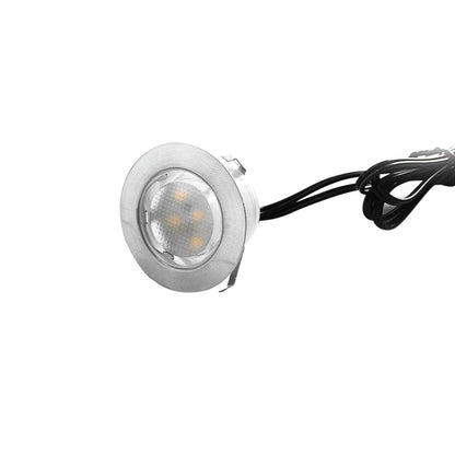 Holman 45mm Warm White Deck Light 6 Pack Stainless Steel Waterproof