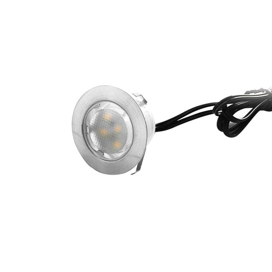 Holman 45mm Warm White Deck Light 6 Pack Stainless Steel Waterproof