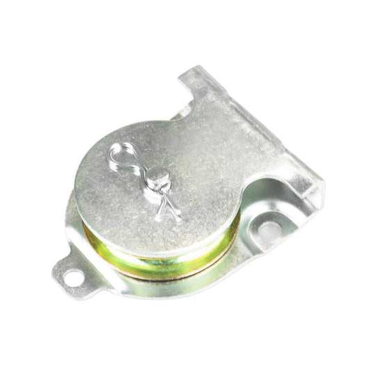 Pinnacle 50mm Zinc Plated Fixed Pulley - Durable - Corrosion Resistant - Silver - Auzzistore