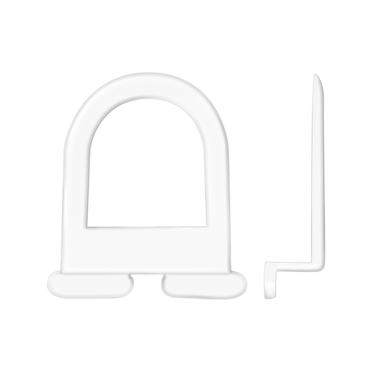 Rolltrak Clear Flyscreen Lift Tab 4 Pack - 27mm Plastic - Easy Install