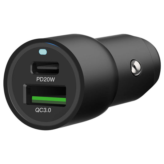 Antsig 38W 2 Port USB Car Charger - Fast Charging - Metal Housing - 25mm x 60mm
