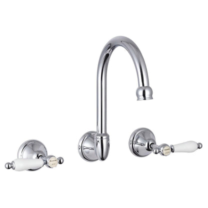 Mondella Wall Sink Set - Chrome - 7.5L - Brass - Low Maintenance
