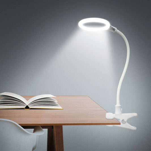 Brilliant White Magoo Magnifier Desk Lamp - 3X 12X Magnification - 145mm x 570mm – view 2
