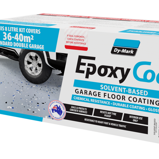 Dy Mark Garage Floor Epoxy Coat - 8L - Solvent-Based - Gloss Finish - Auzzistore