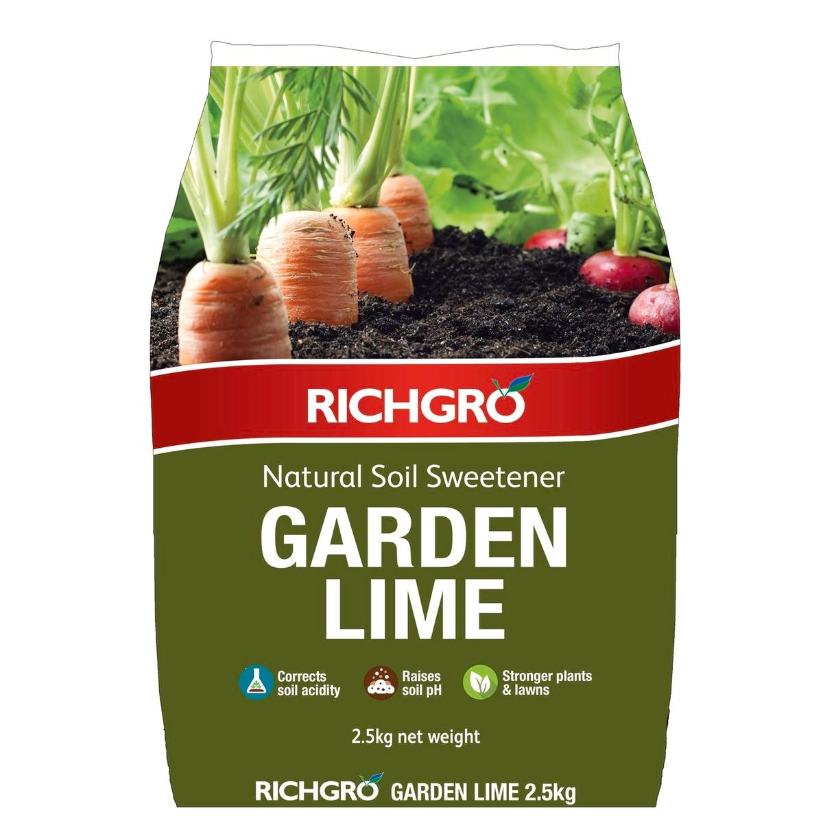 Richgro Natural Garden Lime 2.5kg Granular Soil pH Booster