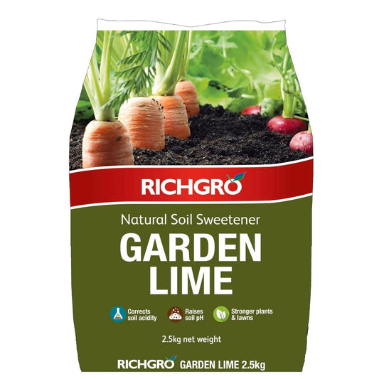 Richgro Natural Garden Lime 2.5kg Granular Soil pH Booster