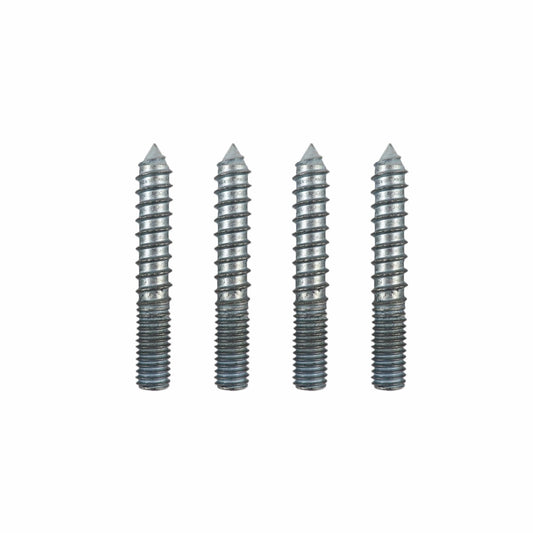 Adoored Furniture Leg Studs - 3/8" - Zinc Plated - Easy Install - 4 Pack – view 2 - Auzzistore