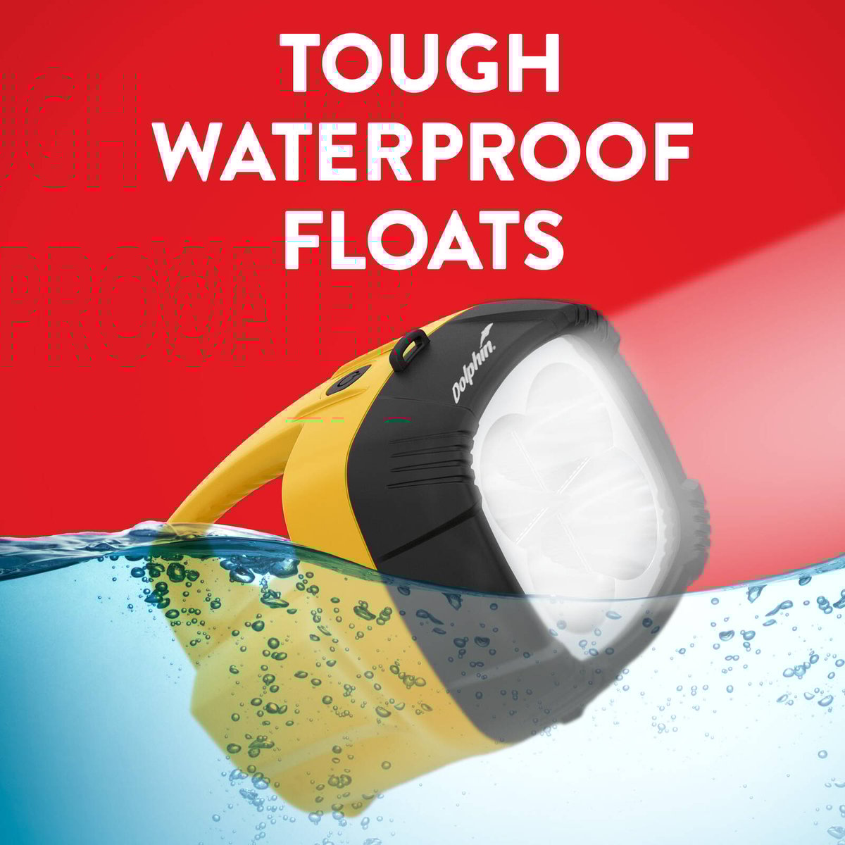 Eveready Dolphin Hybrid Rechargeable Floating LED Lantern 500 Lumen - Waterproof - Durable - 340m Beam Distance