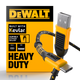 Dewalt 1.8m USB-C to USB Charging Cable - Kevlar Reinforced - Durable