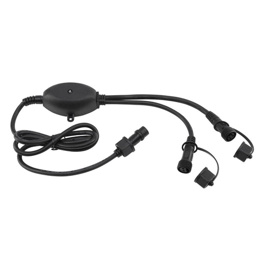 Brilliant 60W RF Remote DIY Garden Controller - IP68 Weather Resistant - Black