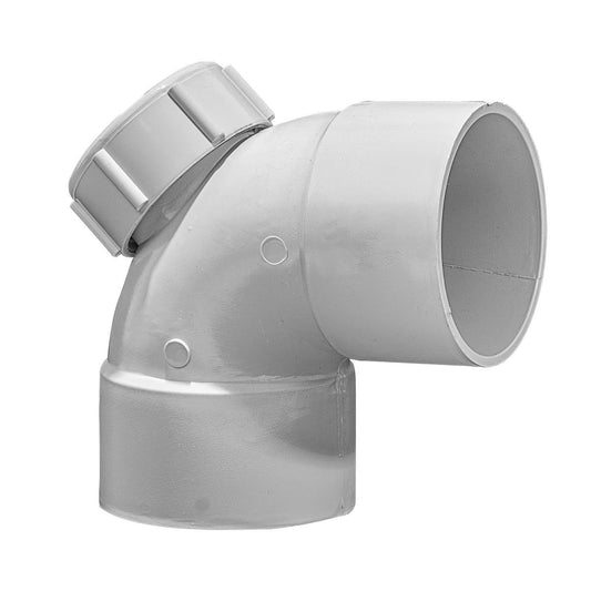 Holman 50mm PVC DWV I O Bend 88 Degree Grey Durable Connection - Auzzistore