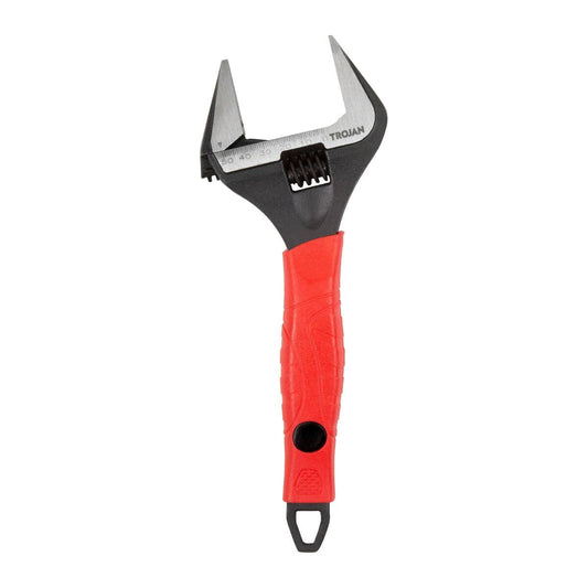Trojan Wide Mouth Wrench - 250mm - Soft Grip - Plumbing Use