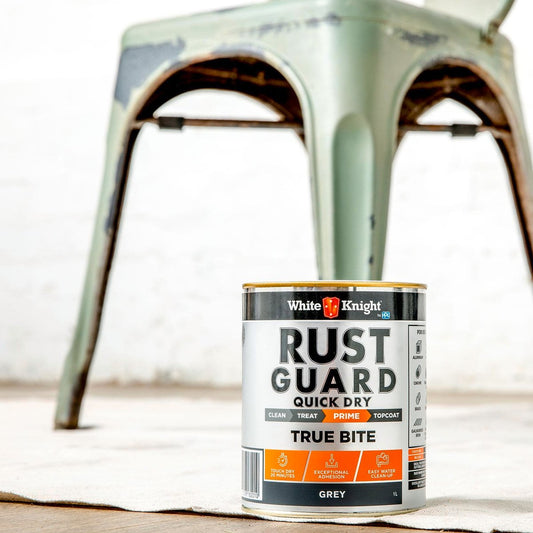 White Knight Rust Guard Grey Primer Paint 0.25L - Quick Dry - Anti-Corrosive – view 2 - Auzzistore