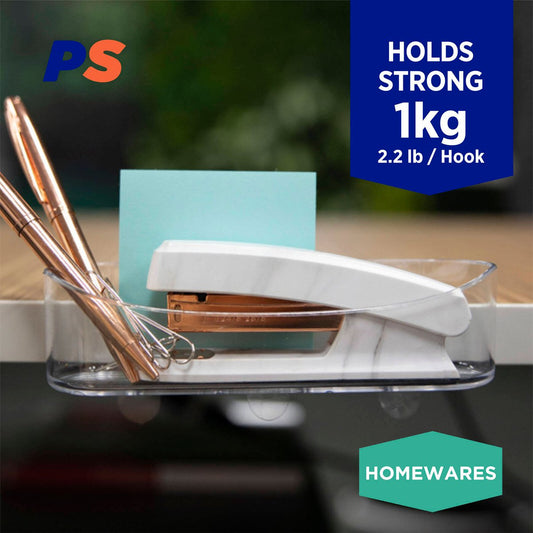 Permastik Clear Utility Caddy - 1kg Capacity - 45mm x 45mm x 163mm – view 2
