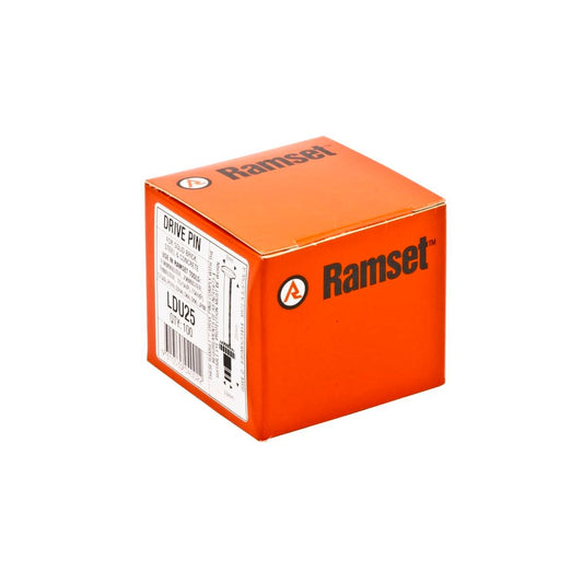 Ramset Nail Gun Drive Pin 3.7mm x 25mm Zinc Steel 100 Pack - Auzzistore