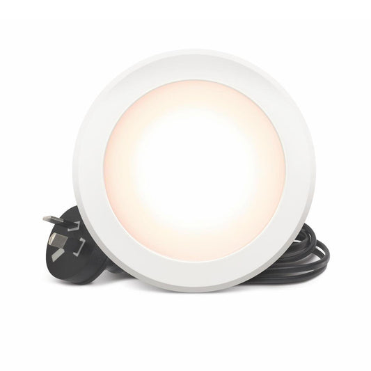 HPM 90mm 7W White Tricolour Dimmable LED Downlight - Adjustable Light Temperatures