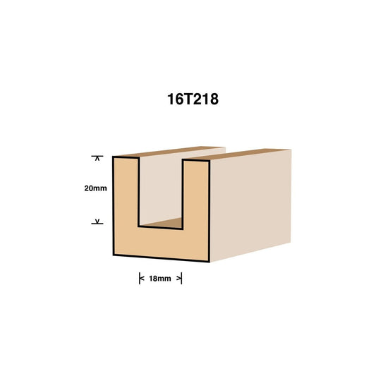 Ultra Router Bit - Straight 18mm - Tungsten Carbide - Durable – view 2 - Auzzistore