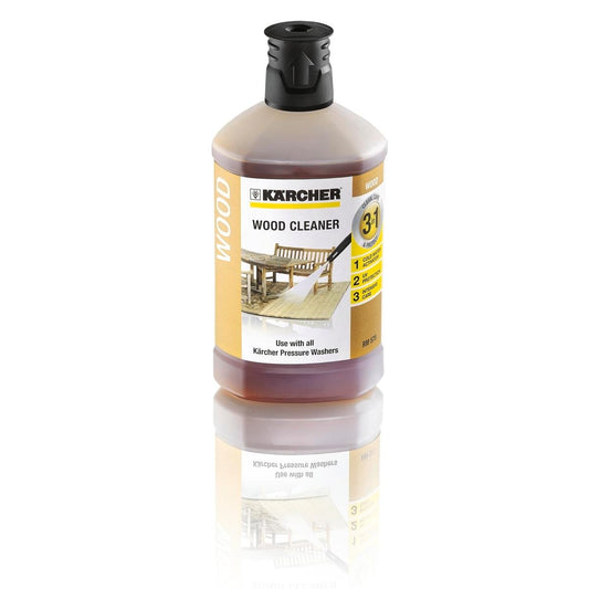 Karcher Wood Cleaner 1L Detergent - Powerful - Gentle - UV Protection