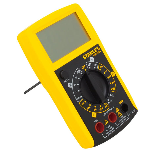 Stanley Digital Multimeter - AC/DC - 9V Battery - Ergonomic Design – view 2 - Auzzistore